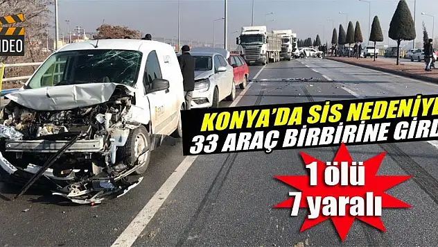 Konya'da zincirleme trafik kazası