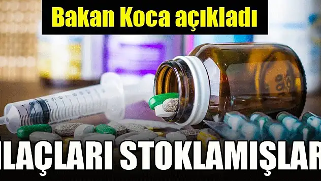 İlaçların stoklandığı tespit edildi