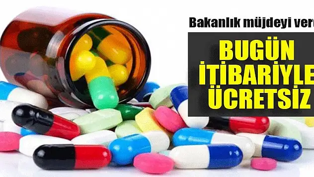 Bakan müjdeyi verdi! Bugün itibariyle ücretsiz