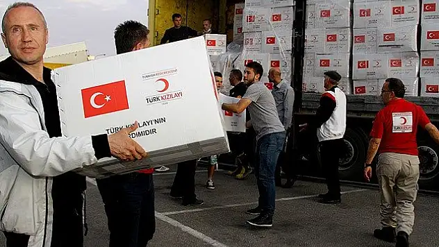 Türk Kızılayı yardım tırları Sincar'a ulaştı