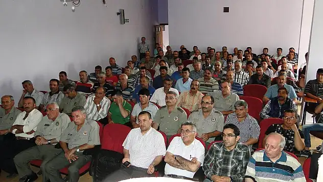 Orman personeline ağaç kesme kursu