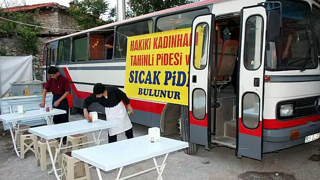 Otobüsten sonra şimdi de midibüs fırın