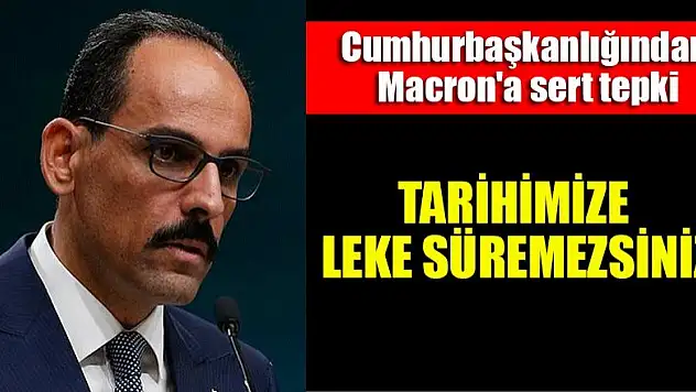 Macron'a 'sözde soykırım günü' tepkisi!
