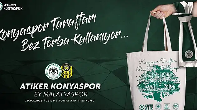 Konyaspor, Malatya maçında bez torba dağıtacak