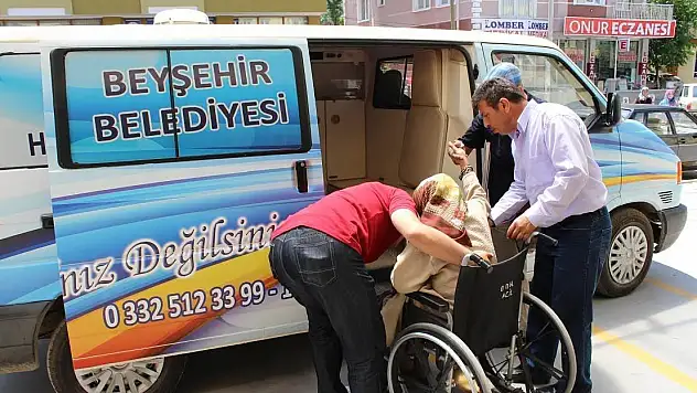 Beyşehir Belediyesi'nden örnek hizmet