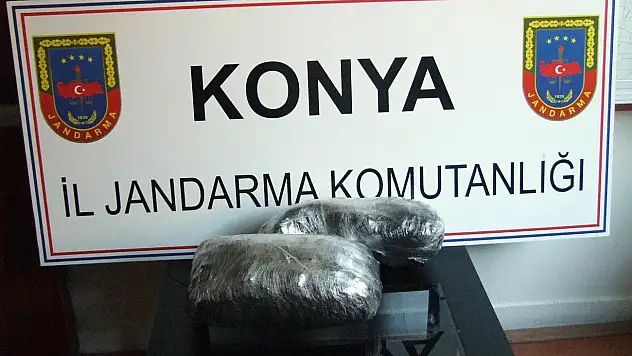 Kulu'da 5 kilo esrar yakalandı