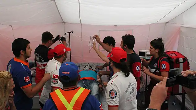 Mobil hastane eğitimi sona erdi