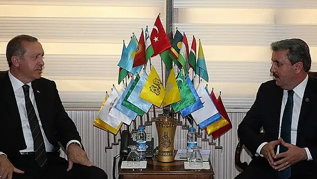 Başbakan Erdoğan'dan  Büyük Birlik Partisi'ne  ziyaret