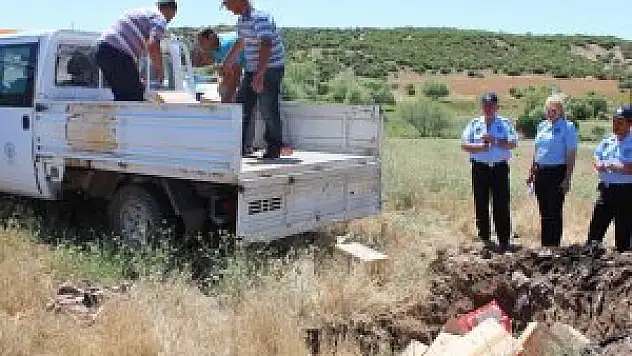 Beyşehir'de 12 bin ürünimha edildi