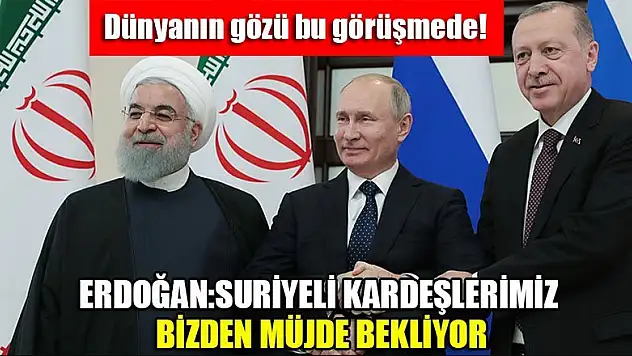 'Suriye' konulu Türkiye-Rusya-İran Üçlü Zirvesi yapıldı