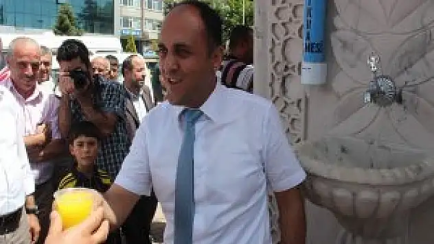 Yürüyen ikram çeşmesi Beyşehir'de