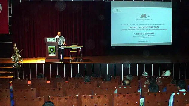 Ereğli'de çevre bilgisi semineri