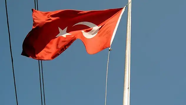 Bayrağı indirmeye çalışan kişi vuruldu