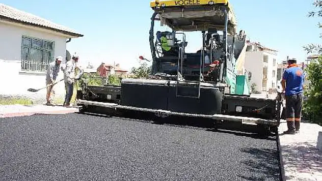 Karatay'da hedef 250 bin ton asfalt