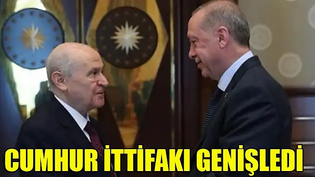 Cumhur İttifakı genişledi
