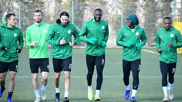 Konyaspor 7 eksikle çalıştı