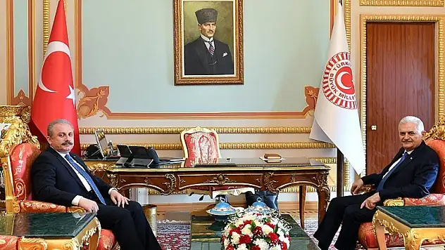 Binali Yıldırım'dan TBMM Başkanı Şentop'a ziyaret