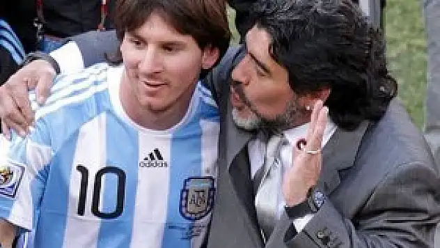 Maradona'dan Messi'ye destek