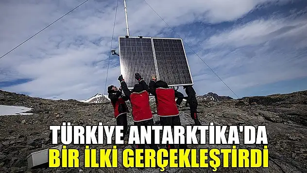 Türkiye'nin Antarktika'daki ilk meteoroloji istasyonu kuruldu