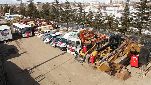 Seydişehir Belediyesine 35 yeni araç kazandırıldı