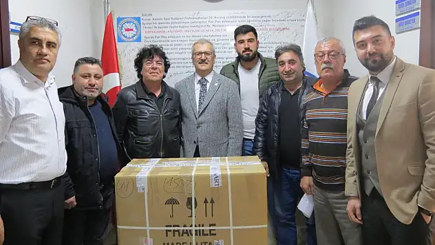 ASKF malzeme dağıttı