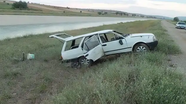 Konya'da otomobil devrildi: 1 ölü, 1 yaralı
