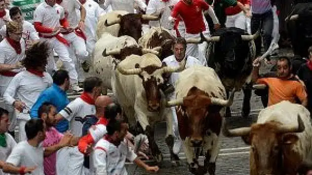 San Fermin'de boğalarla koşu heyecanı başladı