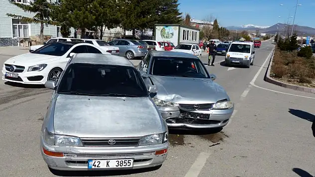 Seydişehir'de trafik kazası: 1 yaralı