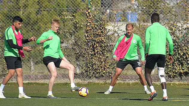 Konyaspor taktik çalıştı