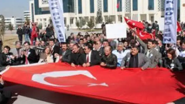İş bırakma eylemine Konya'dan destek