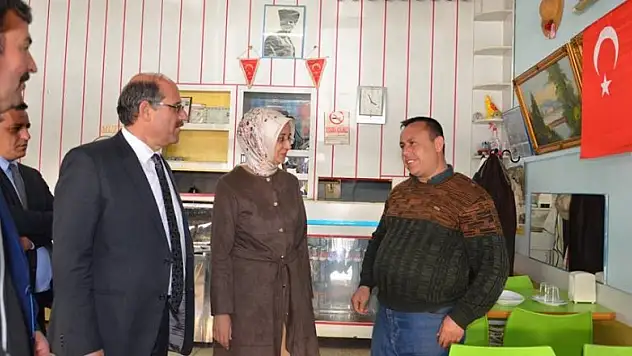 Gülay Samancı Karapınar'da seçim çalışmalarını sürdürüyor