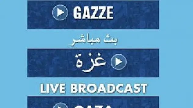 Gazze'den canlı yayın devam ediyor