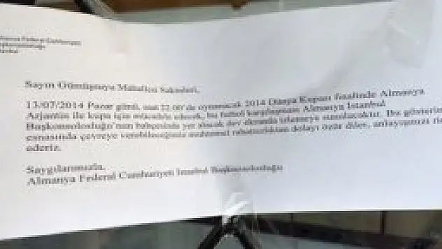 Almanlar Türk komşulara öyle bir duyuru dağıttı ki
