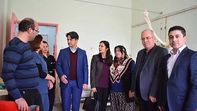 Seydişehir Kaymakamı Erdoğan'dan hastane ziyareti
