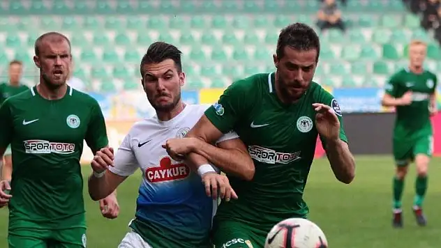 Rize çıkışta, Konya düşüşte