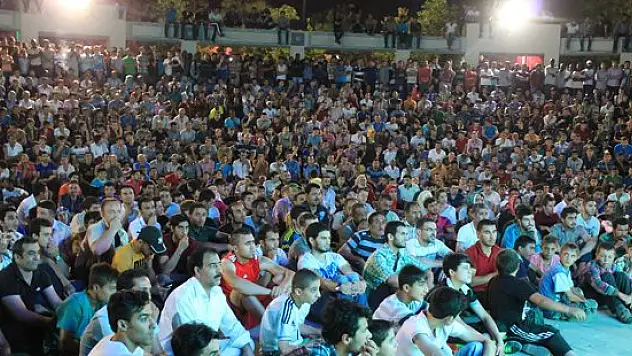 Konya'da final maçı heyecanı yaşandı