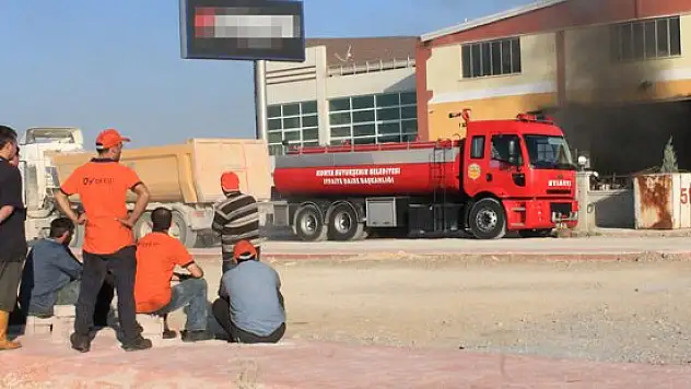 Konya'da fabrikada patlama!