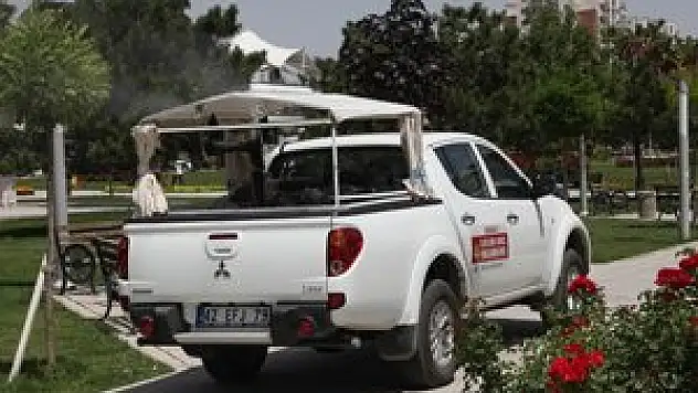 Selçuklu'da haşereyle mücadele sürüyor