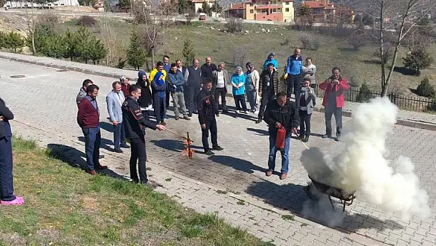 AFAD ekipleri Bozkır'da uygulamalı eğitim verdi