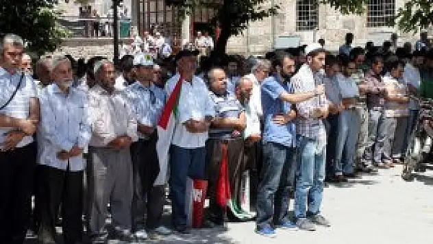 Konya'da İsrail protestosu