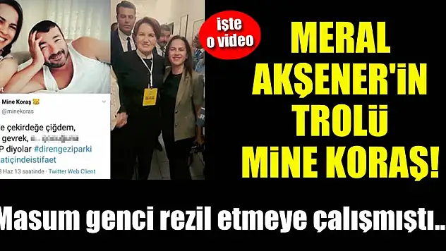 Meral Akşener'in trolü Mine Koraş! Masum genci rezil etmeye çalışmıştı...