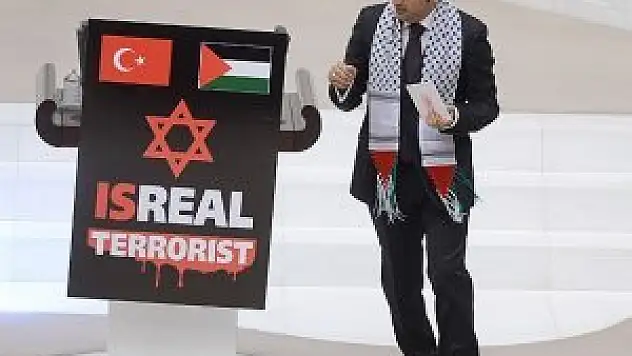 TBMM Genel Kurulu'nda İsrail protestosu