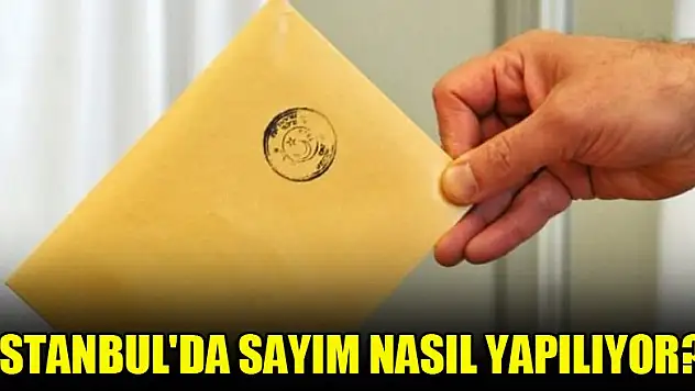 İstanbul'da sayım nasıl yapılıyor?