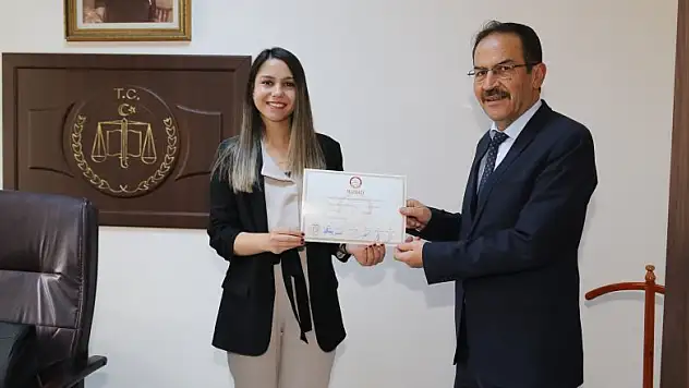 Hadim Belediye Başkanı Hadimioğlu mazbatasını aldı