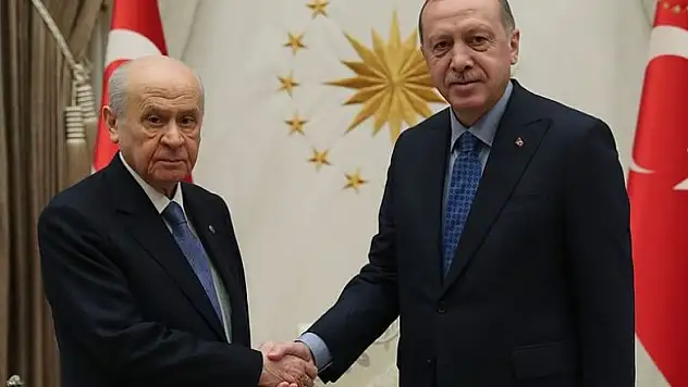 Erdoğan ile Bahçeli bir araya geldi
