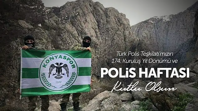 Konyaspor, Polis Haftası'nı kutladı