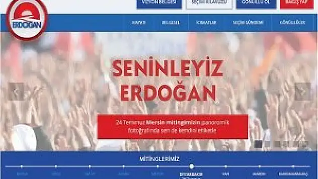 Seçim kampanyasına panoramik fotoğrafla destek oluyorlar