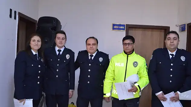 Ilgın'da başarılı polisler ödüllendirildi