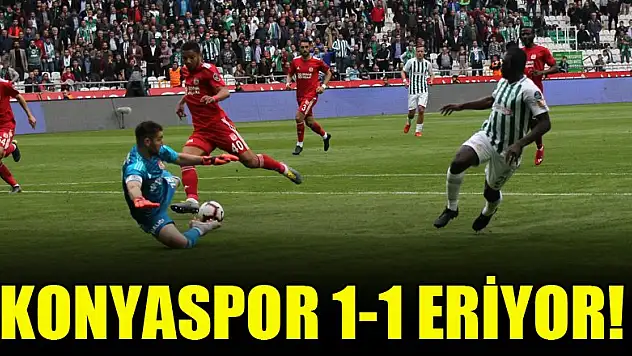Konyaspor 1-1 eriyor! | Konyaspor 1-1 Sivasspor (Maç sonucu)
