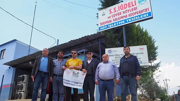 Bozkır kooperatiflerinden İzmir'de tarımsal inceleme